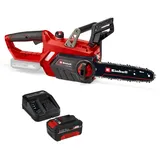 Einhell Akku-Kettensäge GE-LC 18 Li-Solo Power X-Change (Li-Ion, 18V, 25 cm Schwertlänge, Rückschlagschutz, Kettenfangbolzen, inkl. 4 Ah Akku und Ladegerät)