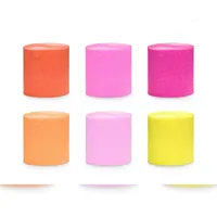 Partydeco Krepppapierband, Gelb und Orange