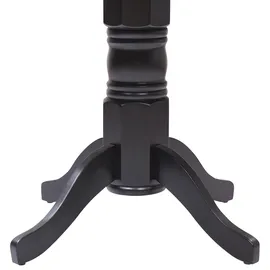 Beliani Esstisch Ø 120 cm schwarz
