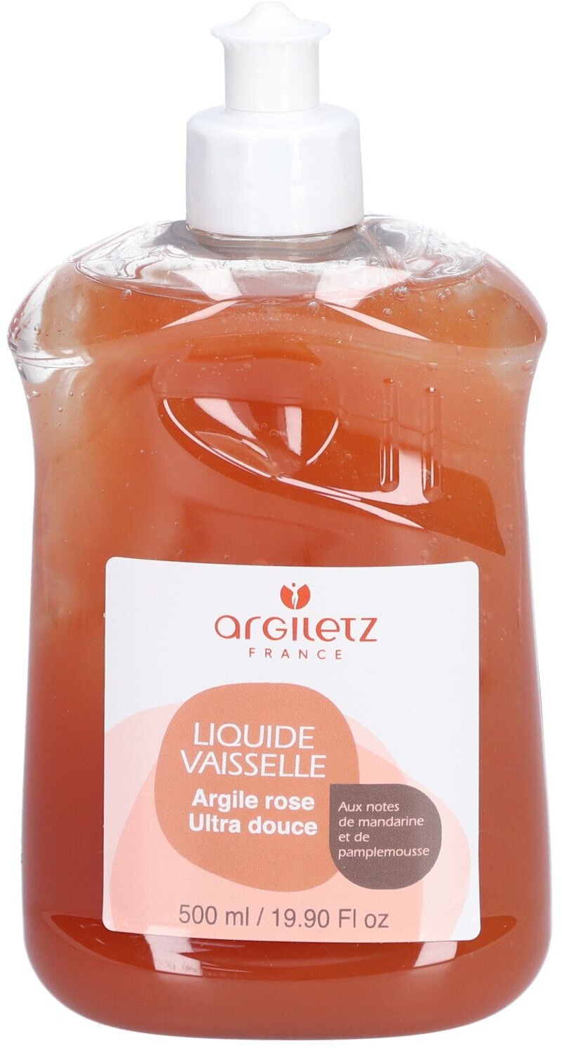 ARGILETZ Liquide vaisselle à l’argile rose ultra douce 500 ml solution(s)