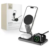 TECH-PROTECT QI15W-A47 MagSafe 3in1 Induktives Ladegerät Schwarz