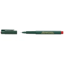 FABER-CASTELL Tintenfeinschreiber FINEPEN 1511, rot