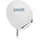 Schwaiger Satellitenschüssel I Ø 80 cm Aluminium Offset Antenne in hellgrau