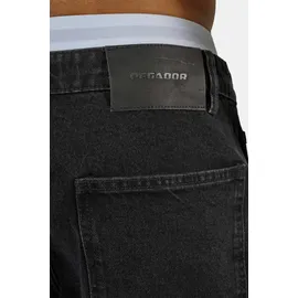 Pegador Jeansshorts "Bostic Jeans Shorts", Herren, Gr. 32, N-Gr, washed schwarz, Denim/Jeans, Obermaterial: 100% Baumwolle, regular fit ca. Mitte Oberschenkel, Jeans Jeansshorts, Baumwolle, regular fit