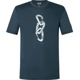 super.natural Herren Carabineri T-Shirt (Größe L, blau)