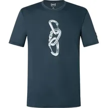 super.natural Herren Carabineri T-Shirt (Größe L, blau)