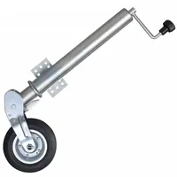 VidaXL Stützrad Klappbar 60 mm mit Unterlegkeilen