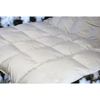 Betten Hofmann Ganzjahres-Daunendecke Daunenbett Bettdecke 6x6  200x200 cm 100% neue Daunen - Weiß