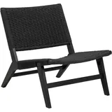 VCM Sessel Carson 64 x 79 cm Schwarz