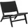 VCM Sessel Carson 64 x 79 cm Schwarz