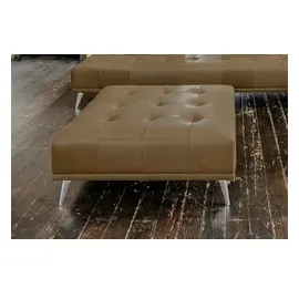 KAWOLA Hocker WIOLO Leder cognac