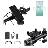 K-S-Trade Smartphone-Halterung für Vivo iQOO Z9 India, (Handyhalterung das Fahrrad Halter Lenkstange Fahrradhalterung) schwarz