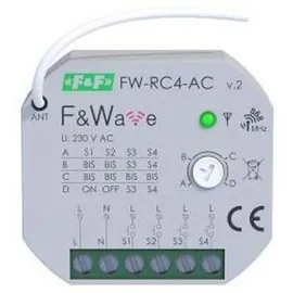 F&F Unterputz-Funksender 230V FW-RC4AC - Weiß