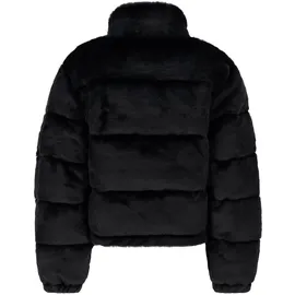 Alpha Industries Damen Fur Puffer Jacke, Black, XS