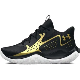 Under Armour Jet '23 Basketballschuhe Kinder 002 black/black/metallic gold 38.5