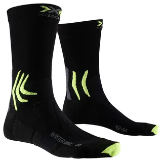 X-Socks Winter 4.0 Socken - Black / Grey / Phyton Yellow - EU 35-38