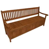 FRG Truhenbank 180 x 65 x 90 cm Braun