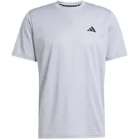 Adidas Herren Train Essentials Training Tee, Halo Silver/Black, S