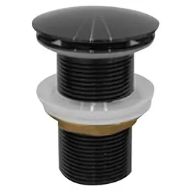 Sapho AURUM Ablaufgarnitur 5/4", klick-klack, gun metal - Schwarz