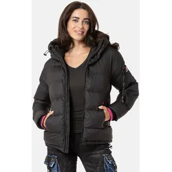 Winterjacke CIPO & BAXX "Jacken", Damen, Gr. S, schwarz, 100% Polyester, unifarben, casual, regular fit normal, Langarm, Jacken, im modernen Look, WM138