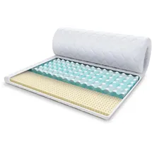 Fdm Matratzentopper Malta 90 x 200 cm weiß