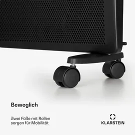 Klarstein Hot Spot Slimcurve Double Wave 2-in-1 1000 W schwarz