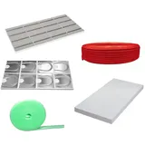 Maincor | Fußbodenheizung Trockenbausystem Set | 12,5 VA | 50 m2