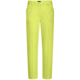 GOLDNER Stoffhose mit Ziersteppung Grün 40