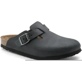 Birkenstock Boston Nubukleder geölt schwarz 42