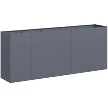 vidaXL Pflanzkübel 200 x 40 x 80 cm Anthrazit