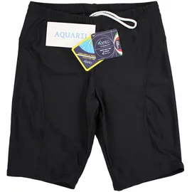 Aquarti Badehose Aquarti Knielang Schwarz XL