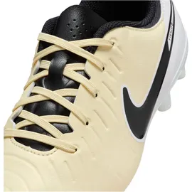 Nike Jr. Tiempo Legend 10 Academy MG lemonade/metallic gold coin/schwarz 34