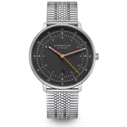 STERNGLAS - HAMBURG - neugraphit - silber - SuperSlim silber / 42MM