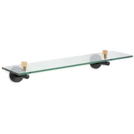 MSV Wandregal Iana 50 cm x 13,4 cm x 7,2 cm Schwarz Matt