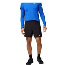 Brooks journey 7in 2 in 1 shorts schwarz herren - L