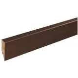 Kosche Sockelleiste Topline mdf 16 x 58 x 2500 mm Braun Fußleiste Hochwertig Robust - Kosche