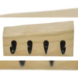 Erst-Holz Schlüsselbrett Schlüsselaufbewahrung Schlüsselbrett Eiche lackiert 24 u 34 cm V-40.12-09