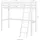 Vipack Hochbett Pino 90 x 200 cm Kiefer massiv lackiert weiß
