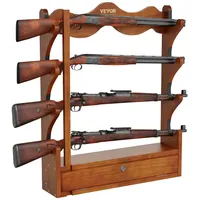 Vevor Waffenregal zur Waffenaufbewahrung, 4 Gewehre Gewehrhalter Waffentresor-Zubehör für Gewehre & Schrotflinten, Waffenhalter im Waffenschrank, Schrotflinten-Gewehrauflage 60 kg Gewichtskapazität