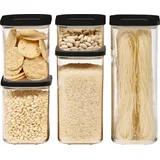 Mepal Modula schwarz 14,8 x 23 x 27,5 cm 1 l 5-teiliges Set