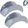 Relaxdays Schlauchhalter 30 m grau