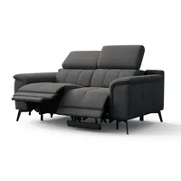 RELAXSOFA FIERO 2-Sitzer mit 2 Relaxfunktionen, dunkelgrau