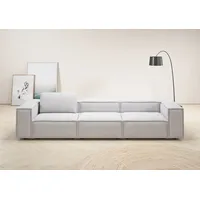 Home Affaire 3,5-Sitzer HOME AFFAIRE "Watertown, modernes Big-Sofa XXL, 336 cm Breite, auch in Feincord", grau (light, grau), B:336cm H:68cm T:98cm, 94% Polyester, 6% Nylon, Sofas, Riesiges Designersofa mit viel Platz & weichen Bezügen in Trendfarben