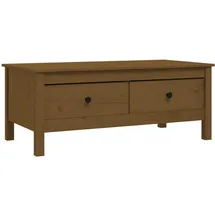 furnicato Klassischer Couchtisch Braun Kiefer 100 x 50 x 40 cm