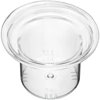 Alipis 1 PCS Teesieb Glas für Teekanne 8,7-9,5cm Öffnung Ersatz Teefilter Borosilikatglas Filtereinsatz Hitzebeständig Glasfilter für Losen Tee Glas-Teekanne Spülmaschinengeeignet 3.85x2.55in