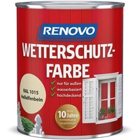 Renovo Wetterschutzfarbe 1015 h.elfenb. 750 ml"