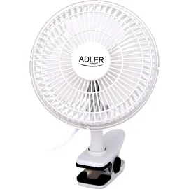 Adler AD 7317 Tischventilator mit Clip + Sockel