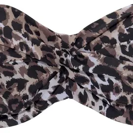 LASCANA Bandeau-Bikini Damen Braun/Mehrfarbig 36 Cup D