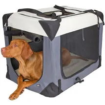 Kerbl Pet Transportbox Journey, grau/beige