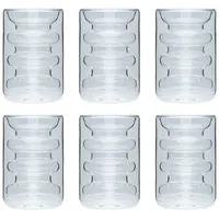Intirilife Doppelwandiges Teeglas 0,19 l 6-tlg.